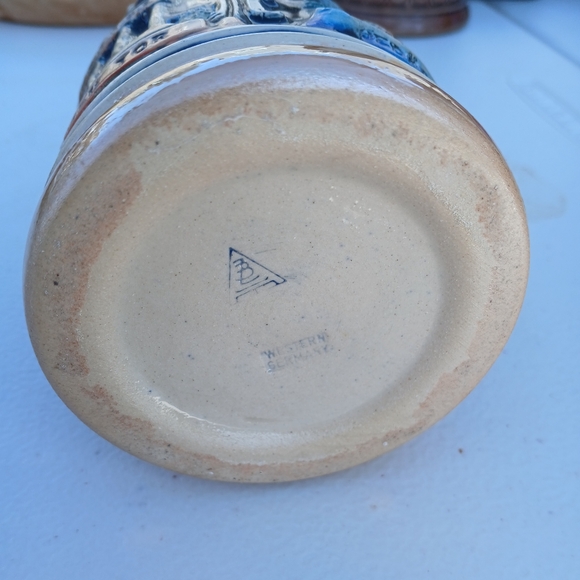 Zoller & Born Vintage Old Germany beer stoneware with lid - Picture 5 of 7